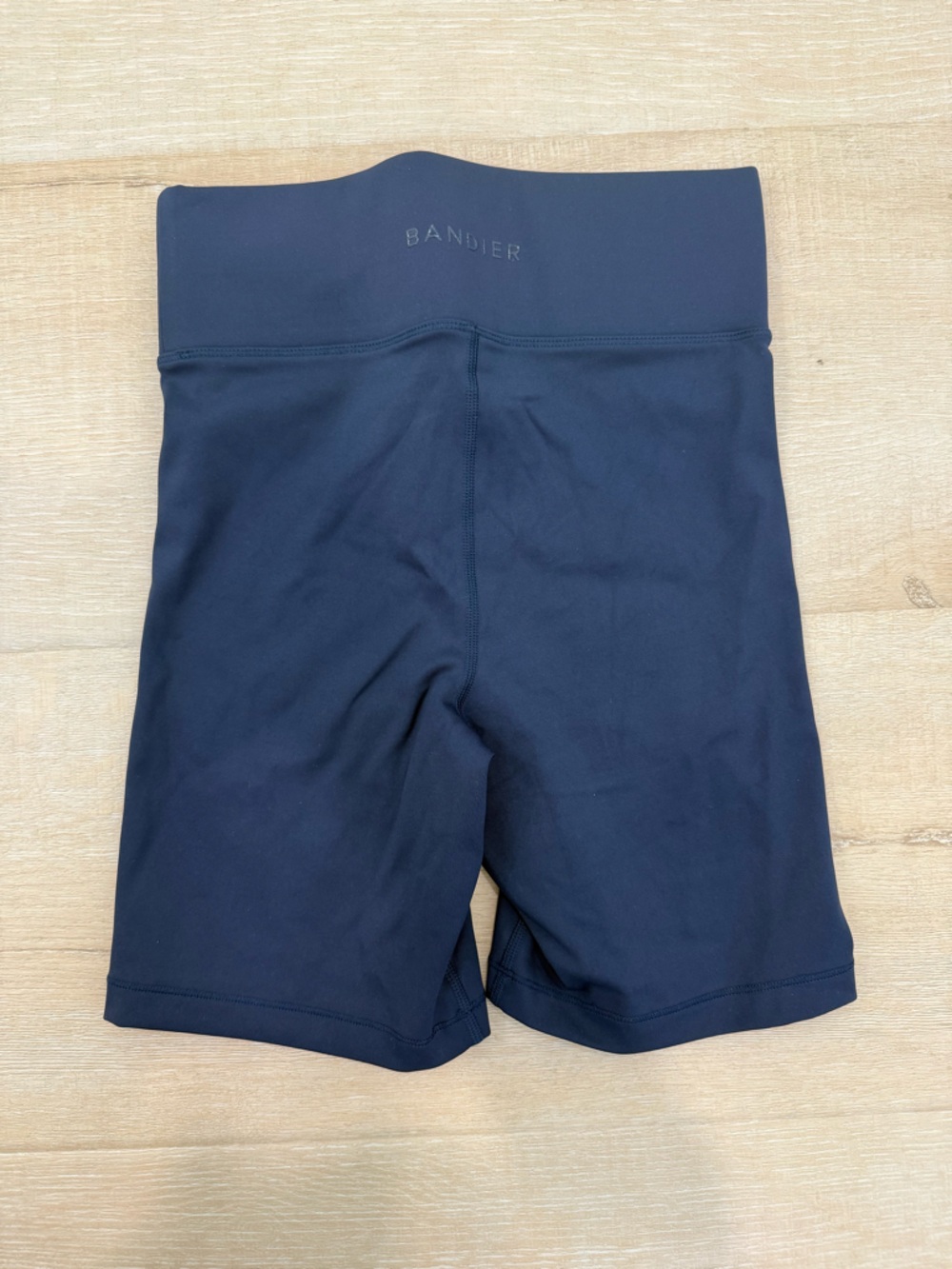 Bandier High-Rise Navy Women's Bike Shorts
